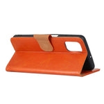 Til Samsung Galaxy A52 4G/5G / A52s 5G Wallet Telefoncover Stødsikkert Flip Folio Cover med Stativ Splitlæder Telefoncover med Nappa Tekstur