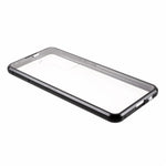 Metal Frame Magnetic + Lock Installation with Double Side Tempered Glass Case (no Fingerprint Function but with Face Recognition Function) for Samsung Galaxy S21 4G/5G 4G/5G
