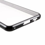 Metal Frame Magnetic + Lock Installation with Double Side Tempered Glass Case (no Fingerprint Function but with Face Recognition Function) for Samsung Galaxy S21 4G/5G 4G/5G