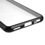 Metal Frame Magnetic + Lock Installation with Double Side Tempered Glass Case (no Fingerprint Function but with Face Recognition Function) for Samsung Galaxy S21 4G/5G 4G/5G