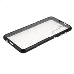 Metal Frame Magnetic + Lock Installation with Double Side Tempered Glass Case (no Fingerprint Function but with Face Recognition Function) for Samsung Galaxy S21 4G/5G 4G/5G