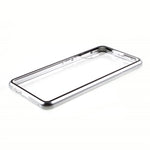 Metal Frame with Double Side Tempered Glass Case (No Fingerprint Function but with Face Recognition Function) by Magnetic + Lock Installation for Samsung Galaxy S21+ 5G