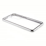 Metal Frame with Double Side Tempered Glass Case (No Fingerprint Function but with Face Recognition Function) by Magnetic + Lock Installation for Samsung Galaxy S21+ 5G