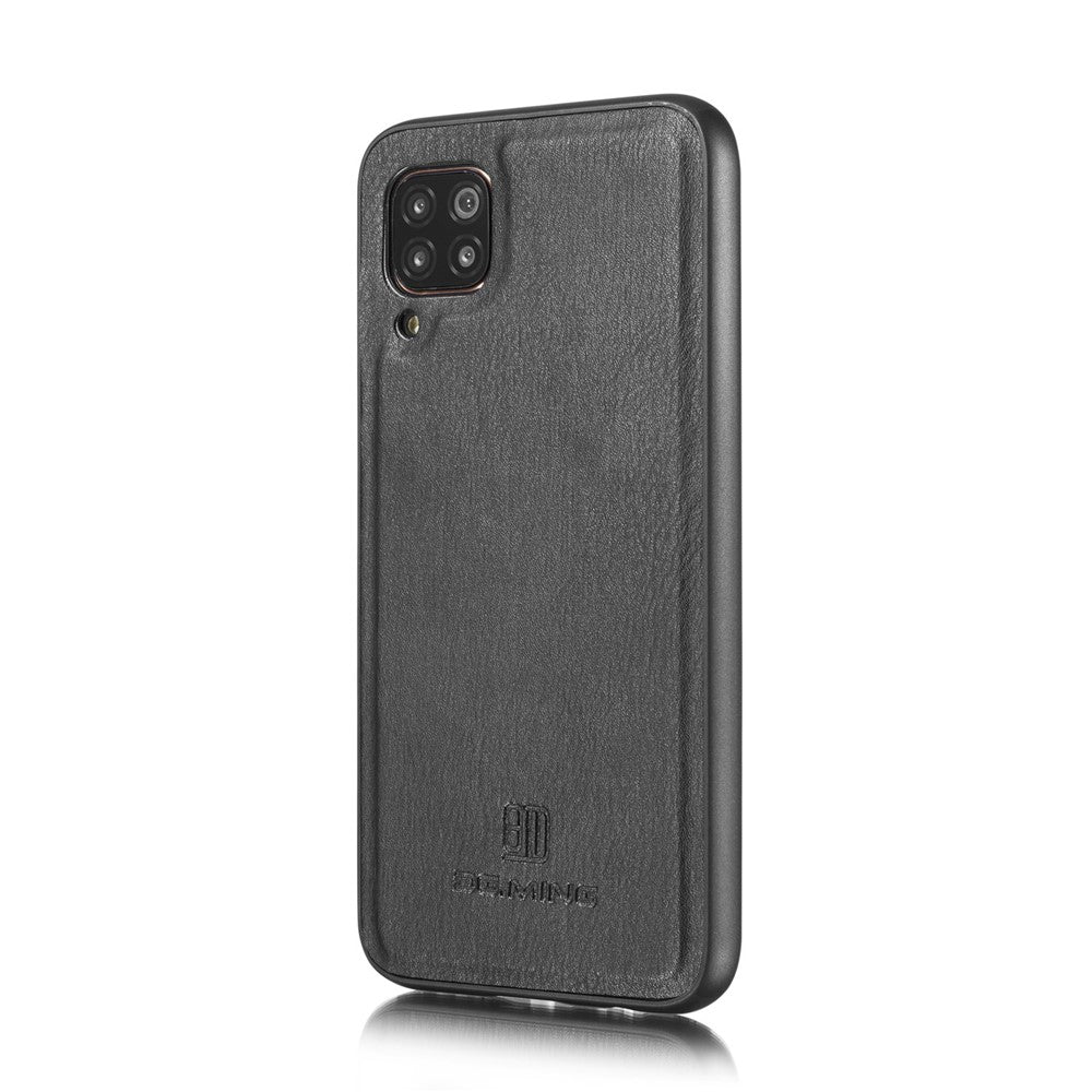 DG.MING til Samsung Galaxy A42 5G Wallet Anti-ridse Splitlæder Cover Aftageligt 2-i-1 PC Bagcover