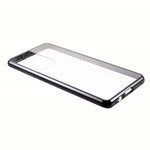 Magnetic Metal Frame Lock Installation with Double Side Tempered Glass Case (no Fingerprint Function but with Face Recognition Function) for Samsung Galaxy S21 Ultra 5G