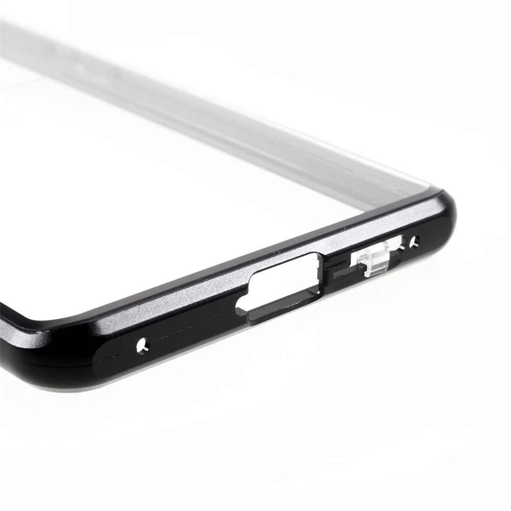 Magnetic Metal Frame Lock Installation with Double Side Tempered Glass Case (no Fingerprint Function but with Face Recognition Function) for Samsung Galaxy S21 Ultra 5G