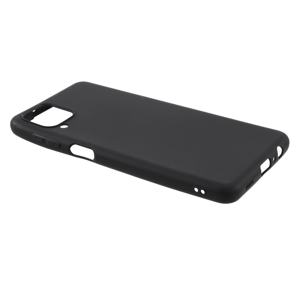 Samsung Galaxy A12 Tunt Matt TPU mobilskal Finish Profile Soft Back Protective Cover