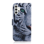 Leather Wallet Protective Pattern Printing Shell Case for Galaxy A32 5G / M32 5G
