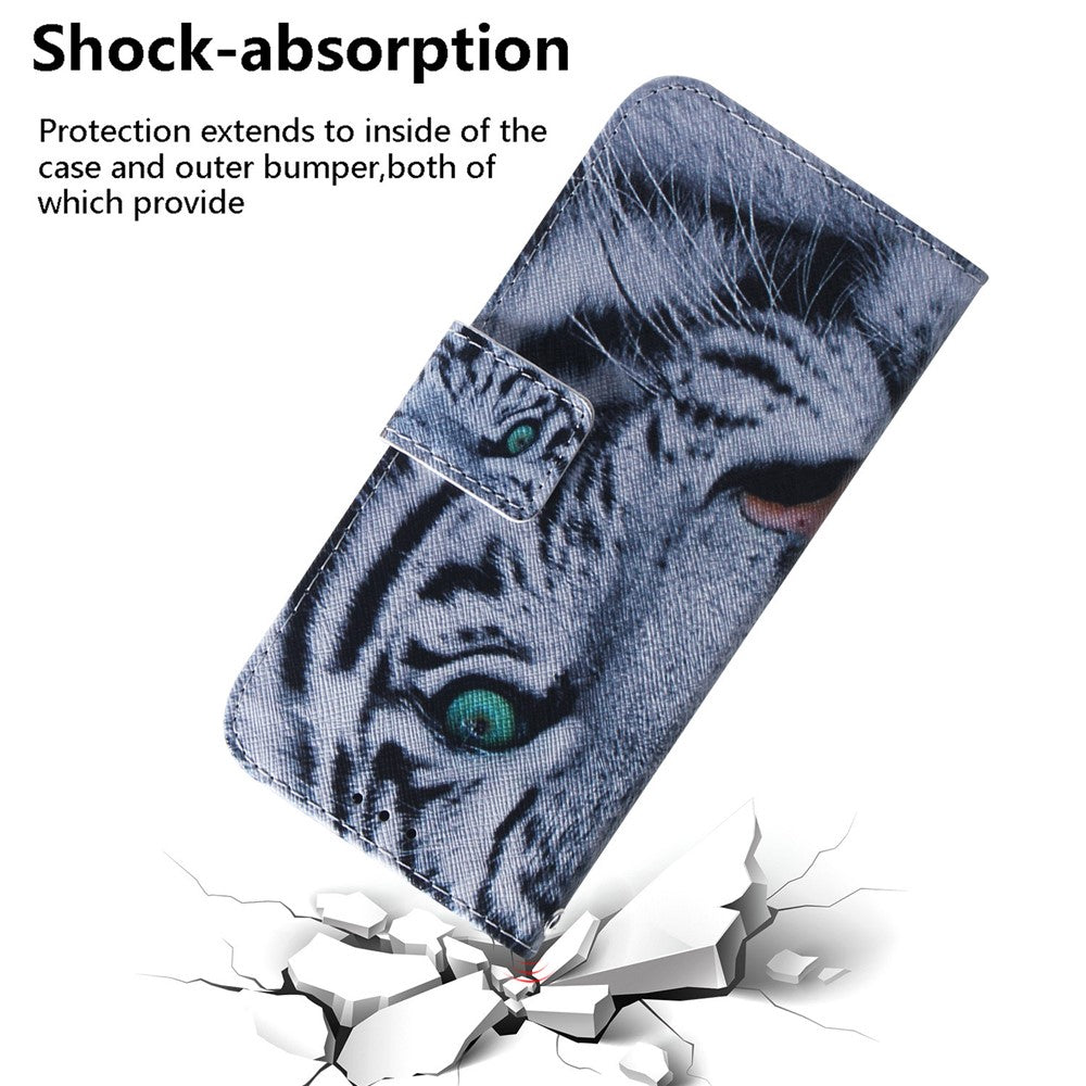 Leather Wallet Protective Pattern Printing Shell Case for Galaxy A32 5G / M32 5G