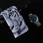 Leather Wallet Protective Pattern Printing Shell Case for Galaxy A32 5G / M32 5G