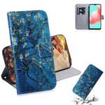 Leather Wallet Protective Pattern Printing Shell Case for Galaxy A32 5G / M32 5G
