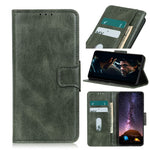 Crazy Horse PU Leather Wallet Stand Protector Cover for Samsung Galaxy A52 4G/5G / A52s 5G
