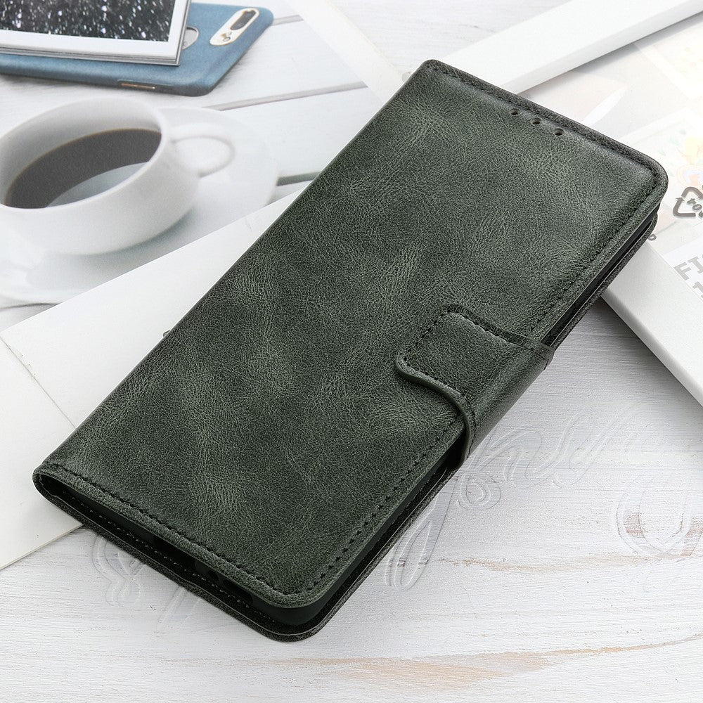 Crazy Horse PU Leather Wallet Stand Protector Cover for Samsung Galaxy A52 4G/5G / A52s 5G