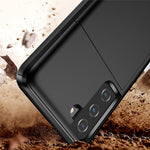 Korthållare PC + TPU Hybrid Baksidesskal till Samsung Galaxy S21+ 5G