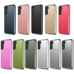 Korthållare PC + TPU Hybrid Baksidesskal till Samsung Galaxy S21+ 5G