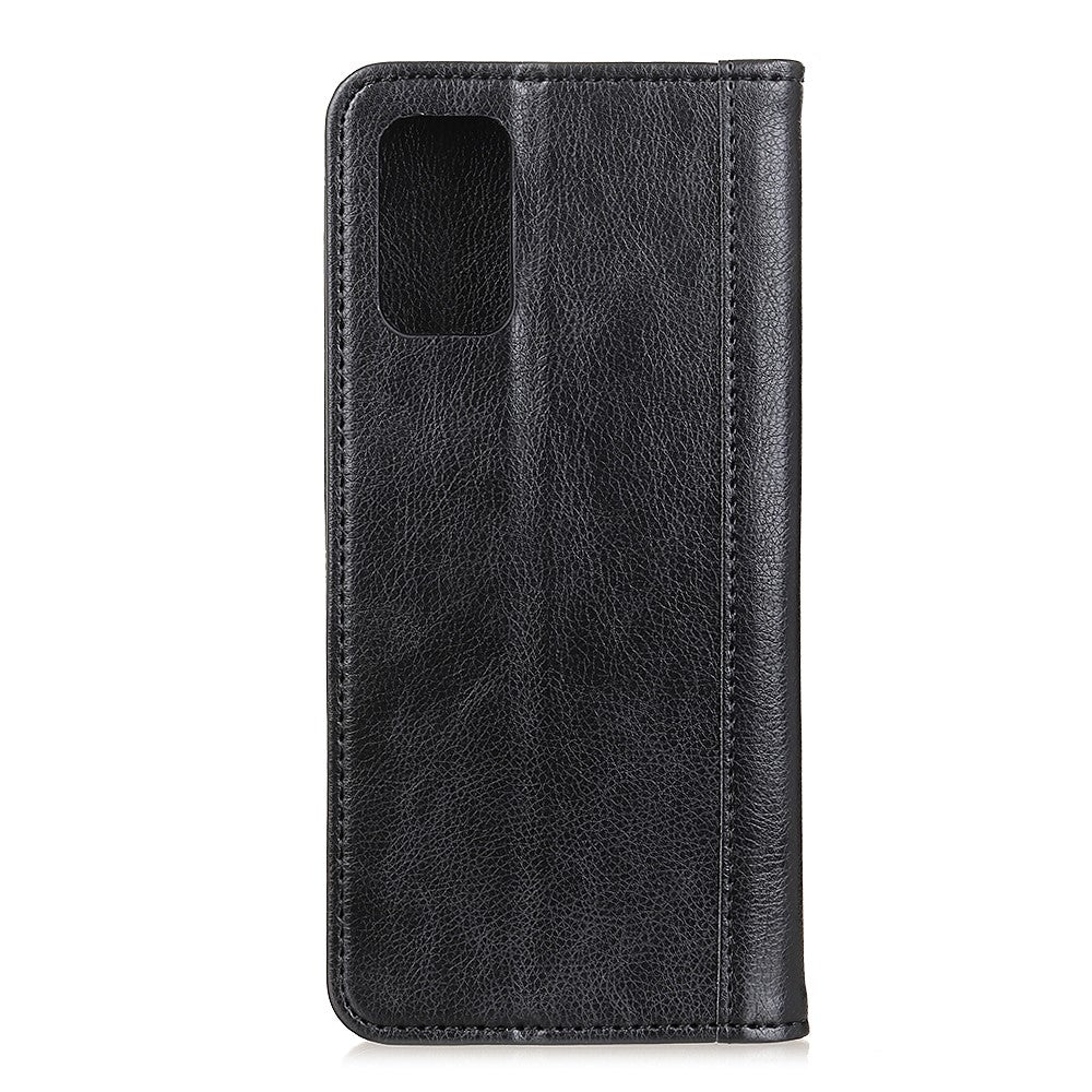 Auto-absorbed Wallet Litchi Texture Leather Mobile Phone Case for Samsung Galaxy A52 4G/5G / A52s 5G
