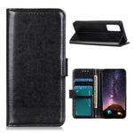 Anti-scratch Crazy Horse Texture Wallet Stand Leather Protector Phone Case Cover for Samsung Galaxy A52 4G/5G / A52s 5G