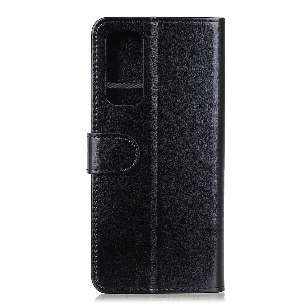 Anti-scratch Crazy Horse Texture Wallet Stand Leather Protector Phone Case Cover for Samsung Galaxy A52 4G/5G / A52s 5G