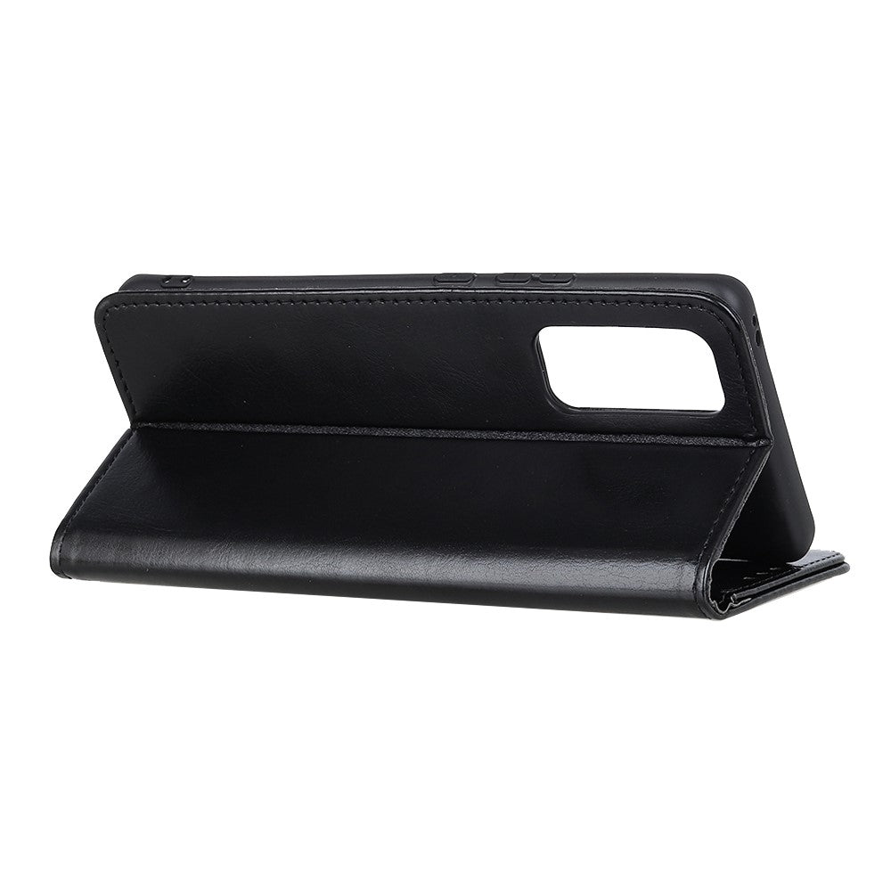 Anti-scratch Crazy Horse Texture Wallet Stand Leather Protector Phone Case Cover for Samsung Galaxy A52 4G/5G / A52s 5G
