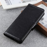 Anti-scratch Crazy Horse Texture Wallet Stand Leather Protector Phone Case Cover for Samsung Galaxy A52 4G/5G / A52s 5G