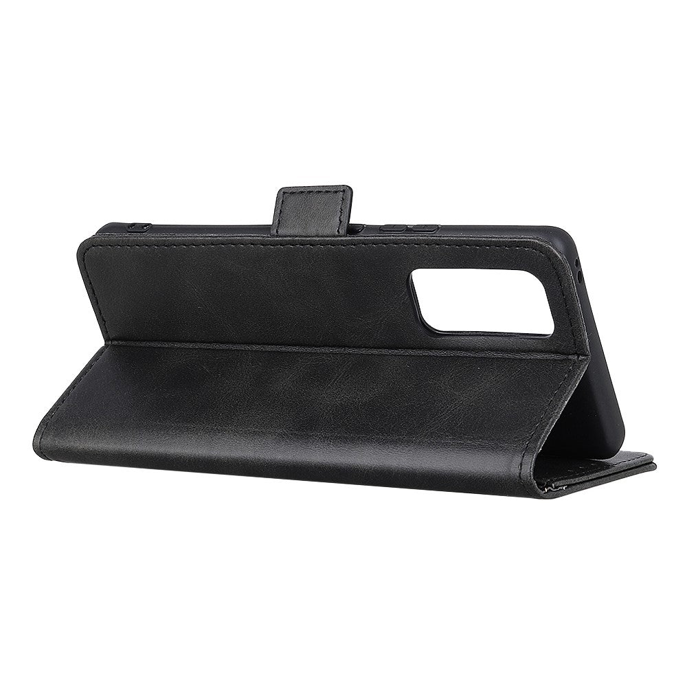 Til Samsung Galaxy A52 4G/5G / A52s 5G Magnetisk Dobbeltlås Læderpung Etui