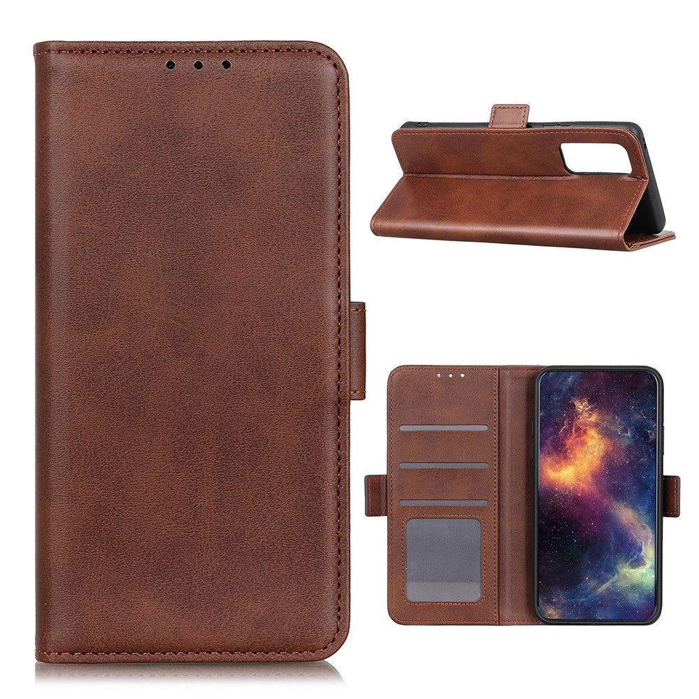 Til Samsung Galaxy A52 4G/5G / A52s 5G Magnetisk Dobbeltlås Læderpung Etui