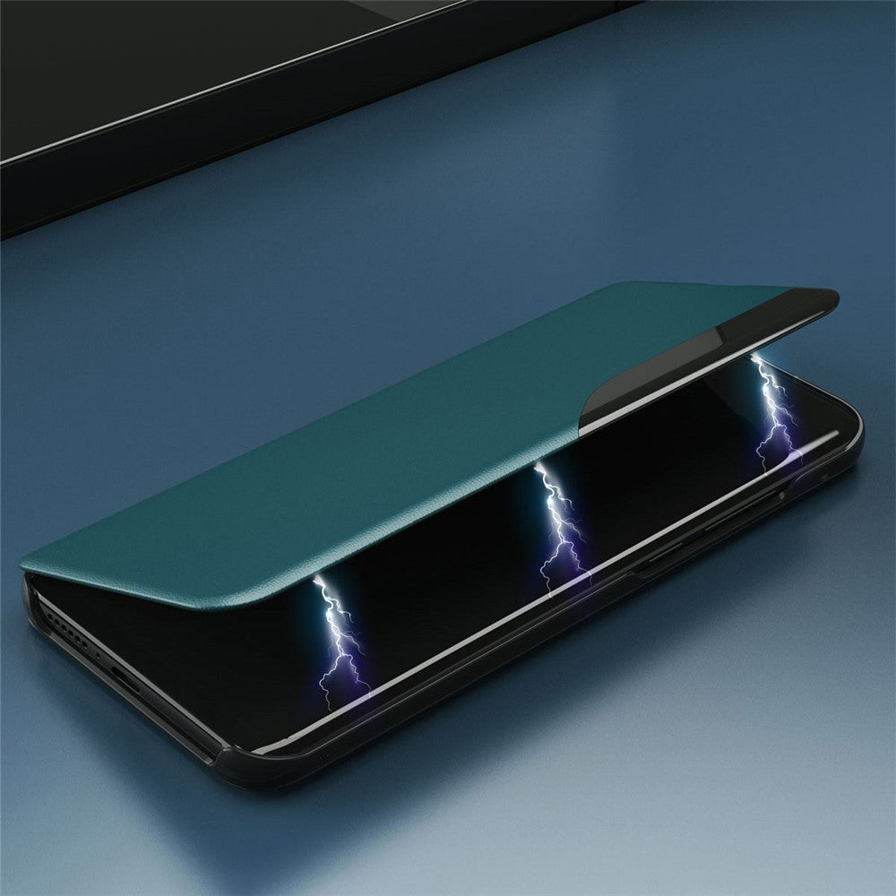 Case View Window PU Leather Stand Cover for Samsung Galaxy S21 4G / 5G
