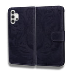 Wallet Leather Phone Stand Case for Samsung Galaxy A32 5G/M32 5G Tiger Face Imprinting Case