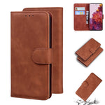 Leather Wallet Stand Phone Case for Samsung Galaxy S21 Ultra 5G