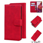 Leather Wallet Stand Phone Case for Samsung Galaxy S21 Ultra 5G