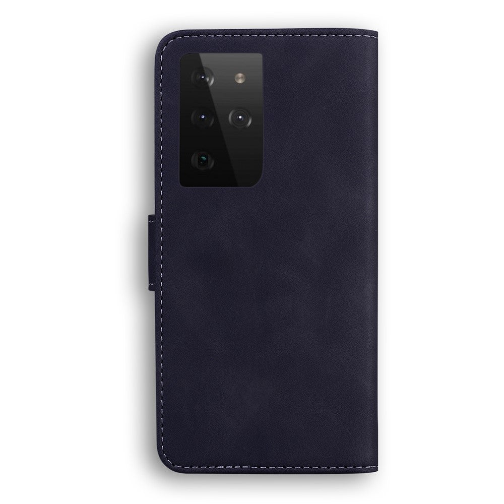 Leather Wallet Stand Phone Case for Samsung Galaxy S21 Ultra 5G