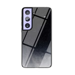 Starry Sky Pattern Ultra Light TPU + PC + Tempered Glass Phone Cover Shell for Samsung Galaxy S21 4G/5G