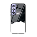 Starry Sky Pattern Ultra Light TPU + PC + Tempered Glass Phone Cover Shell for Samsung Galaxy S21 4G/5G