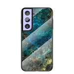 Light and Thin Marble Pattern PC + TPU + Tempered Glass Hybrid Cover for Samsung Galaxy S21 4G/5G
