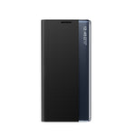 Samsung Galaxy A12 View Window Auto Absorbing Phone Case Flip Leather Stand Mobile Phone Shell