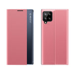 Samsung Galaxy A12 View Window Auto Absorbing Phone Case Flip Leather Stand Mobile Phone Shell