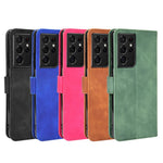 Delicate PU Leather Wallet Cell Phone Case for Samsung Galaxy S21 Ultra 5G