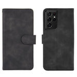 Delicate PU Leather Wallet Cell Phone Case for Samsung Galaxy S21 Ultra 5G
