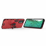 Cool Guard Ring Holder Kickstand PC TPU Hybrid Case Protective Shell for Samsung Galaxy A32 5G/M32 5G