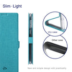 VILI DMK Leather Wallet Stand Magnetic Suction Style Cell Phone Cover for Samsung Galaxy S21 4G/5G