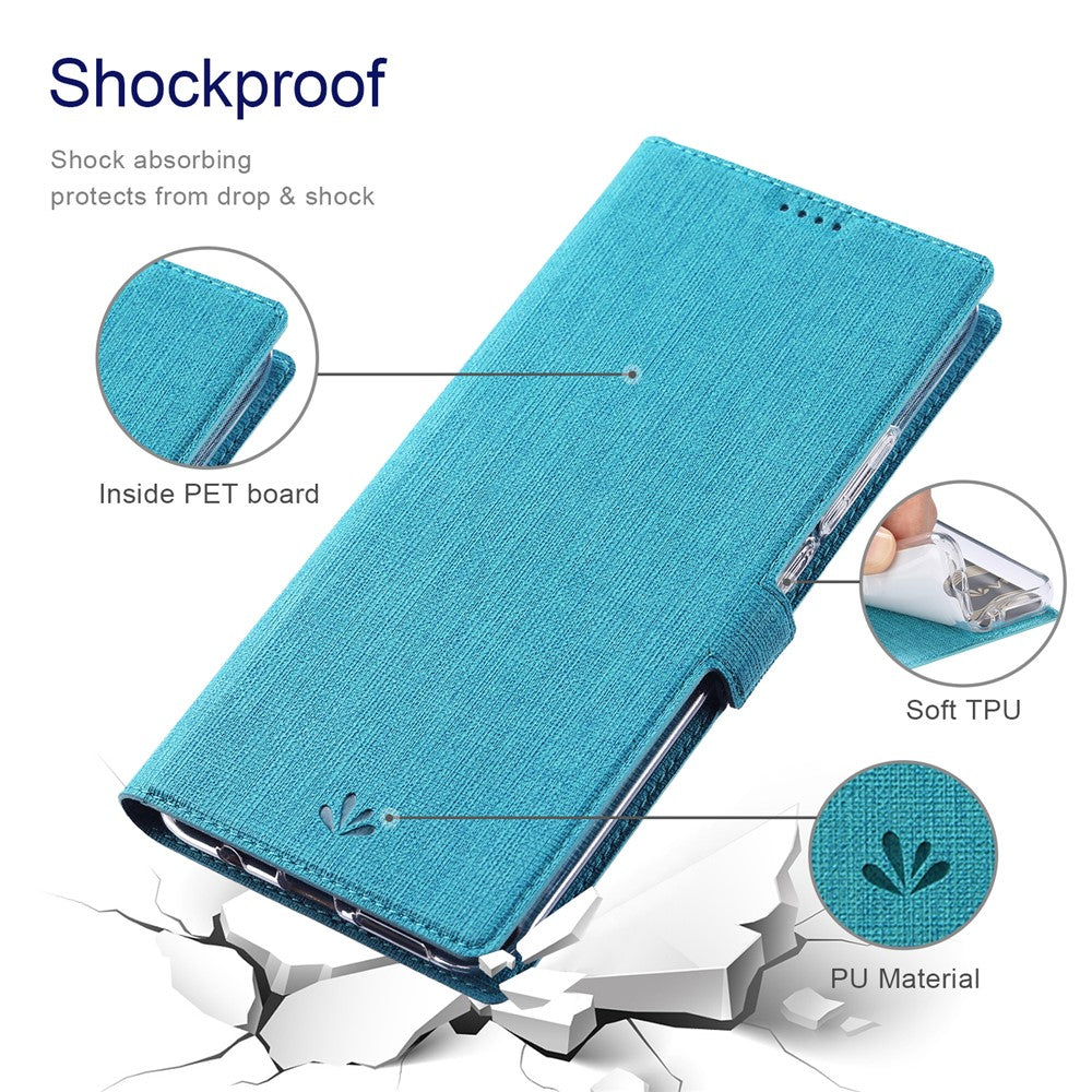 VILI DMK Leather Wallet Stand Magnetic Suction Style Cell Phone Cover for Samsung Galaxy S21 4G/5G