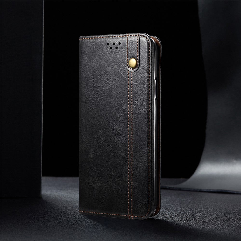 Waxy Crazy Horse Texture TPU + PU Leather Case Cover for Samsung Galaxy A32 5G/M32 5G