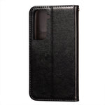 Dual-sided Magnetic Clasp Leather Wallet Stand Phone Case Shell for Samsung Galaxy S21+ 5G