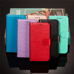 Dual-sided Magnetic Clasp Leather Case Wallet Stand Phone Shell for Samsung Galaxy S21 4G/5G