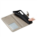 Imprint Mandala Flower Leather Phone Cover for Samsung Galaxy S21 4G/5G Stand Case