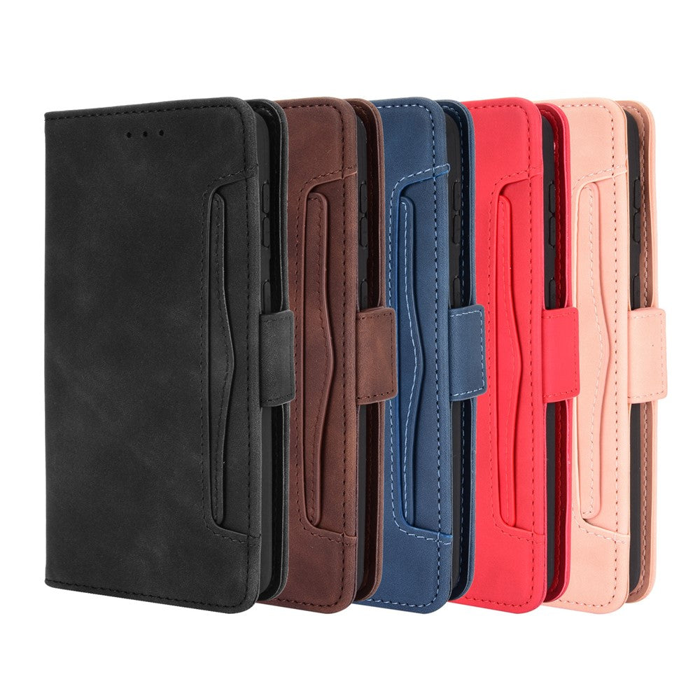 Multiple Card Slots Shell for Samsung Galaxy S21 Ultra 5G Cover Leather Protective Case