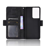 Multiple Card Slots Shell for Samsung Galaxy S21 Ultra 5G Cover Leather Protective Case