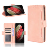 Multiple Card Slots Shell for Samsung Galaxy S21 Ultra 5G Cover Leather Protective Case