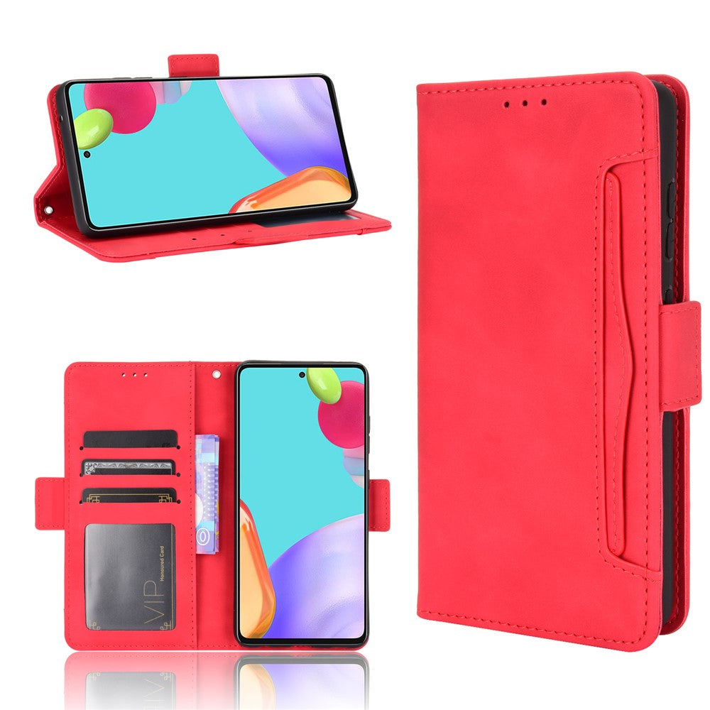 Leather Protective Case for Samsung Galaxy A52 4G/5G / A52s 5G Multiple Card Slots Shell