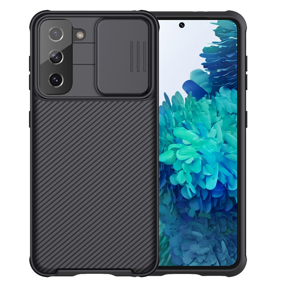 NILLKIN CamShield Pro Shell PC Panel + TPU Ram Heltäckande Skyddsskal för Samsung Galaxy S21 4G/5G